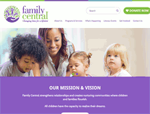 Tablet Screenshot of familycentral.org